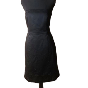 Ann Taylor black strapless dress, 8P